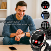 ساعت هوشمند 48 میلی متری لونکس مدل C22ULTRA با بند سیلیکونی