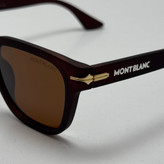 عینک آفتابی پلاریزه مون بلان MONT BLANC سبک قهوه ای کد MB 0302