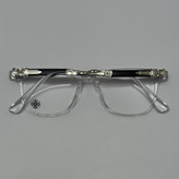 عینک بلوکات کروم هارتز کریستال نقره ای Chrome Hearts 2272 - کیفیت مستر