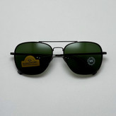 عینک آفتابی خلبانی رندولف شیشه سنگ آنتی رفلکس سبز فریم نوک مدادی فول پک RANDOLPH AVIATOR RE 58 24K