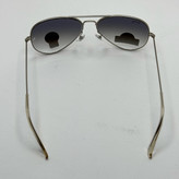 عینک ریبن خلبانی شیشه سنگ آبی هایلایت فریم نقره ای به همراه پک کامل ریبن کد Rayban RB 3025