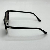 عینک آفتابی کلاب مستر ریبن rayban شیشه سنگ مشکی فریم نقره ای به همراه پک کامل RB 3016