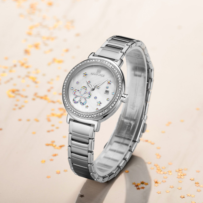 ساعت مچی عقربه ای زنانه نیوی فورس مدل 5016 کد 04