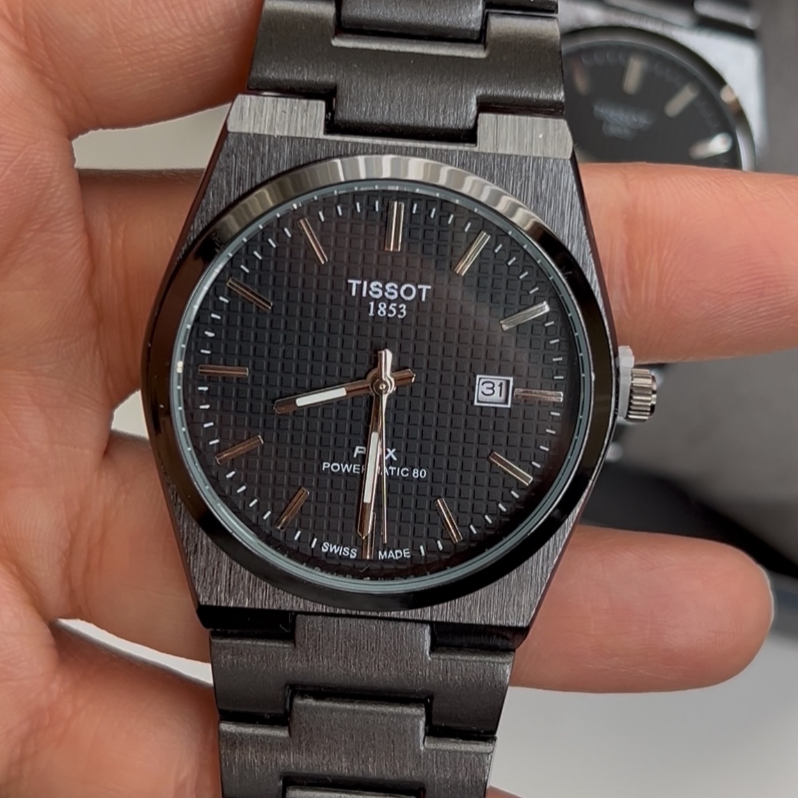 ساعت مردانه تیسوت تمام مشکی