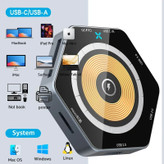 هاب داک استیشن7 پورت مدل multi port wireless charger-7port