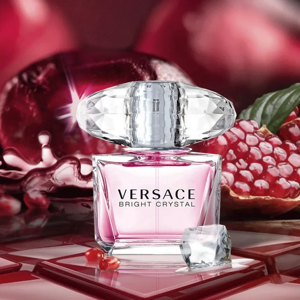 عطر ادکلن ورساچه صورتی برایت کریستال زنانه خنک و ملایم Versace Bright Crystal درجه 1 سوئیس (پس کرایه)