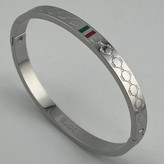 دستبند اسپرت گوچی GUCCI استیل عیار 316 رنگ ثابت کیفیت عالی ضد حساسیت کد zki (پس کرایه)