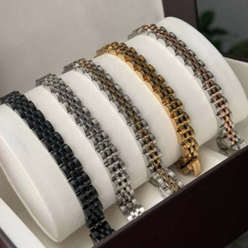 دستبند مردانه Rolex رولکس 8 میلیمتر استیل عیار 316 کیفیت عالی کدsm (پس کرایه)