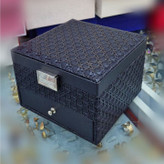 کیف و جعبه نظم دهنده بدلیجات چرمی دارای کشو موجود در4 رنگ کد mp