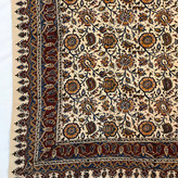 رومیزی4 نفره یا سفره 6 نفره قلمکار اعلا طرح ارغوان صنایع دستی پرشین