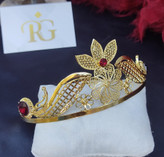 تاج آناهیتا طرح طلا دست ساز | مناسب نامزدی و مراسم | روح گندم