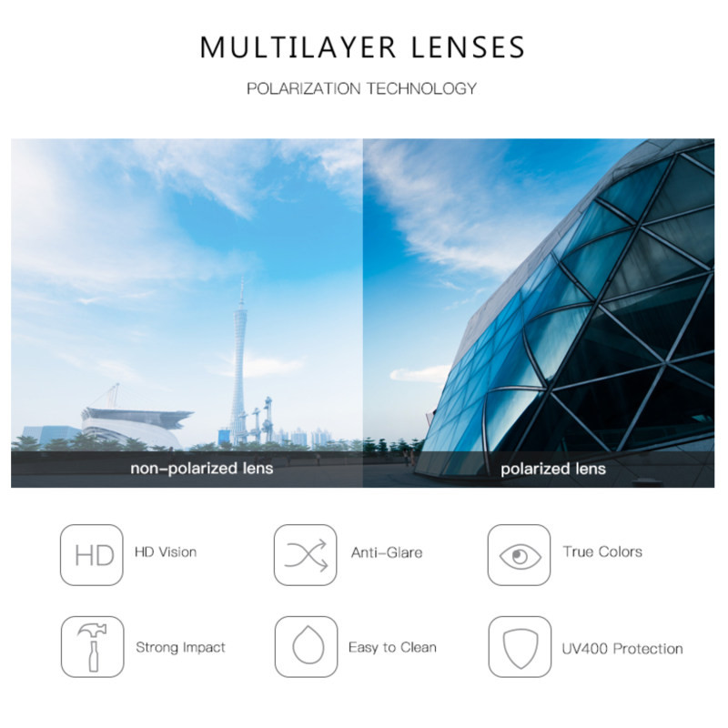 عینک آفتابی مستطیلی مورل مدل 78030C3POLARIZED