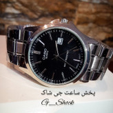 ساعت کاسیو بند استیل درجه یک تقویم دار.