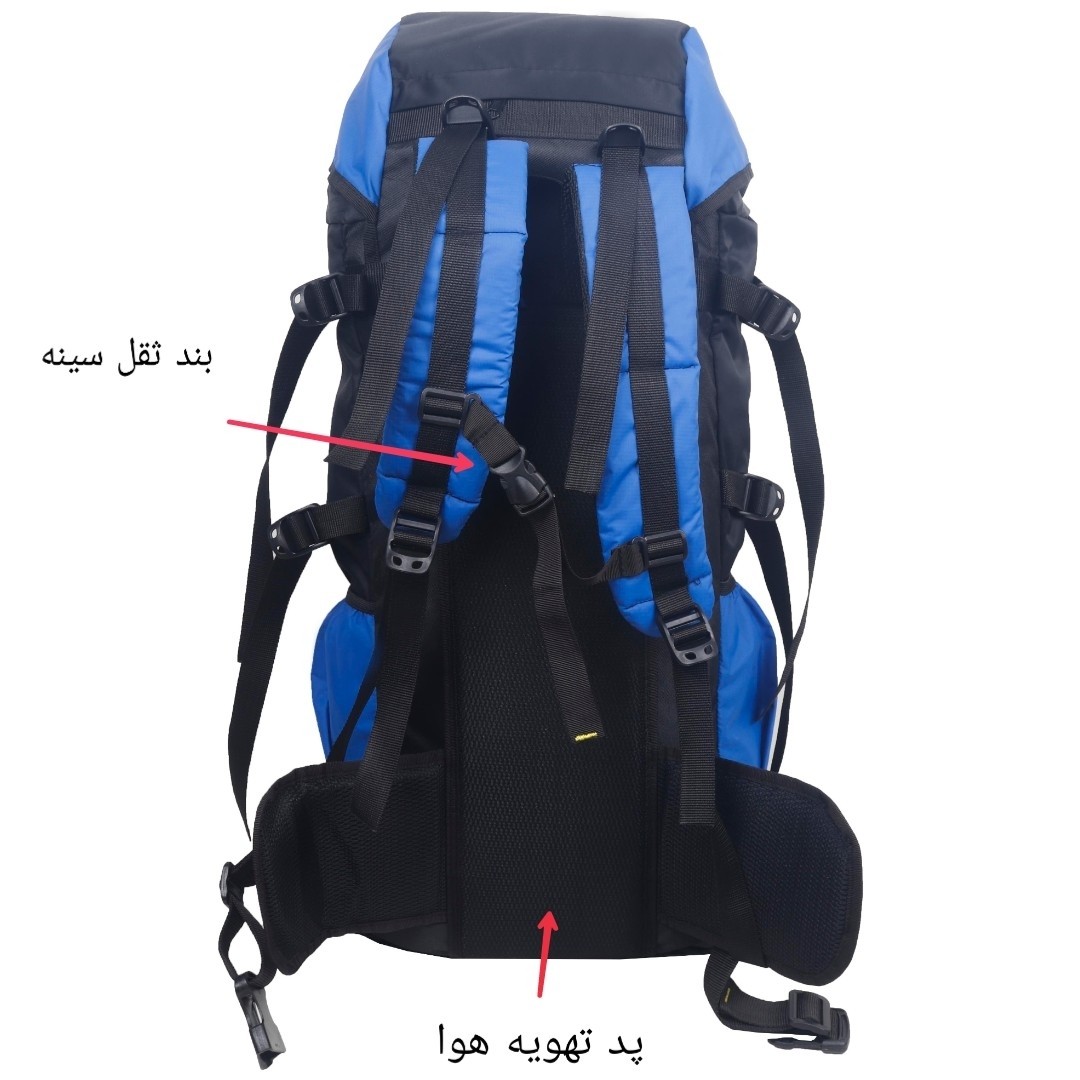 کوله پشتی کوهنوردی 60 لیتری مدل rzz-dtr pro o
