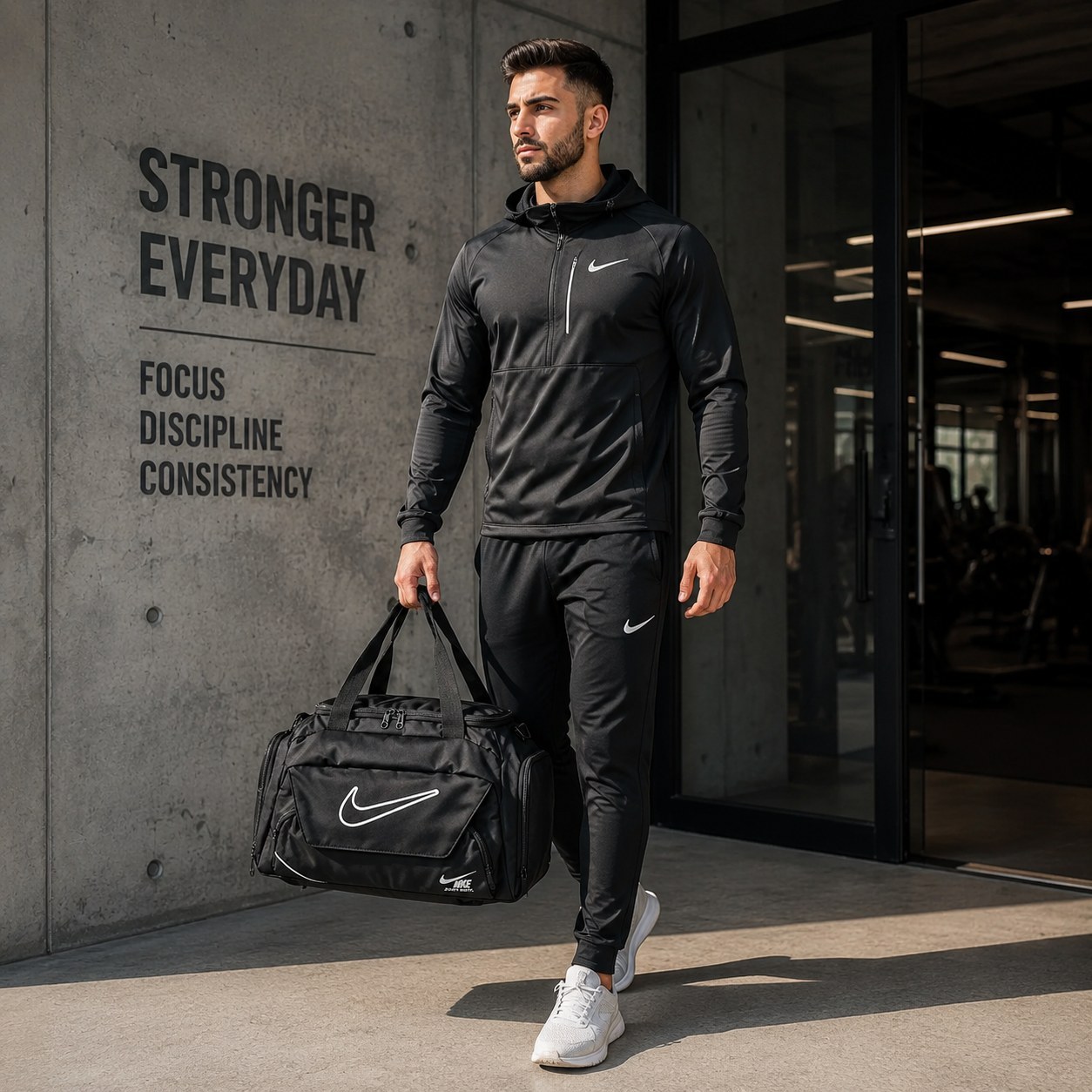 ساک ورزشی نانسی Nike دراولتر ساک باشگاهی جاکفشی دار سایز 32 در 55 سانتی متر