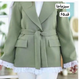 کت رنگ سال/کت سبزکله غازی/کت کرم/کت جدید/کت گیپوردار/کت فری سایز/کت مجلسی