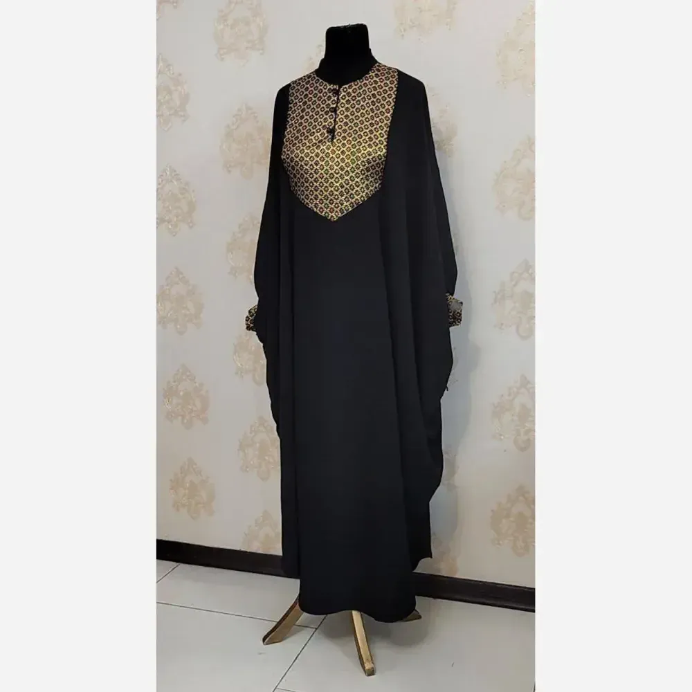 عبا طرح شیدا جنس ابروبادی و خرجکار تافته هندی سایز فری سایز 38 تا 60 رنگ بندی متنوع
