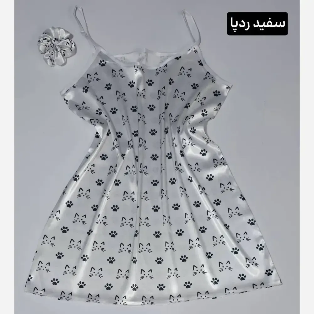 تاپ بلند زنانه مدل واسکارنچی جنس ساتن الیکس فری سایز (3)