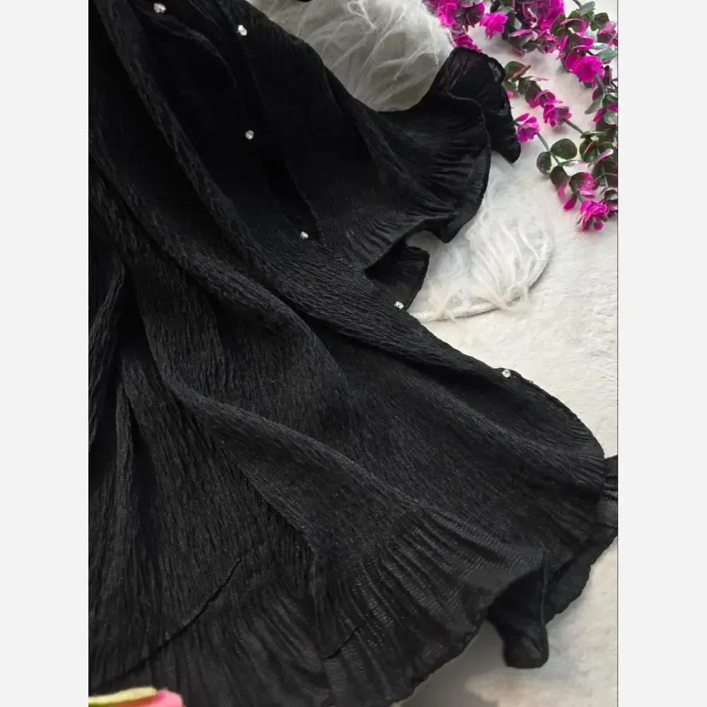 شال مجلسی زنانه طرح درختی ابعاد 70 در 180 سانتیمتر