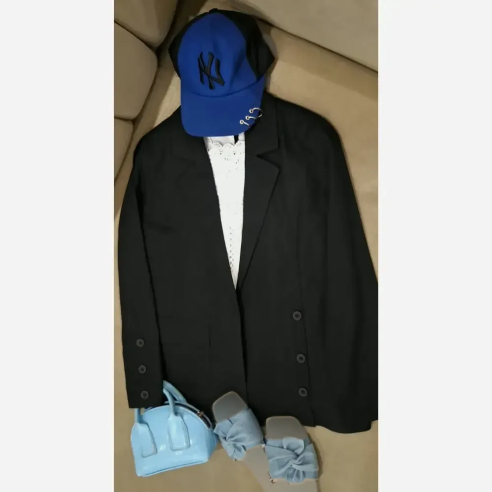 کت زنانه مدل الی جنس لینن درجه یک مناسب سایز 38 تا 54