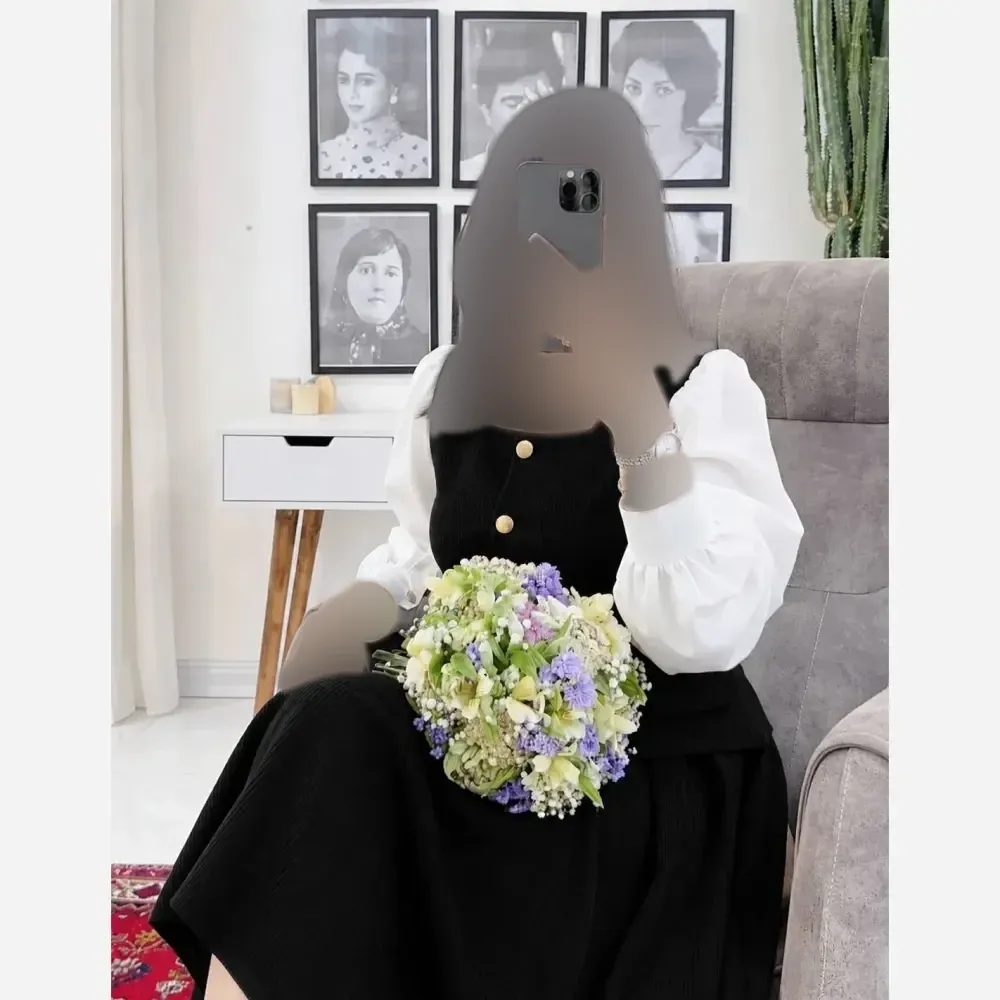 ست دو تیکه زنانه طرح شیده جنس مازراتی فری سایز تا 46