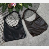 کیف دوشی زنانه چرمی بند گره ای ابعاد 30 در 40 سانتی متر
