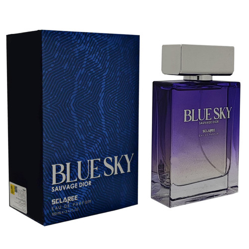 ادو پرفیوم مردانه اسکلاره مدل Sauvage Dior Blue Sky حجم 100 میلی لیتر