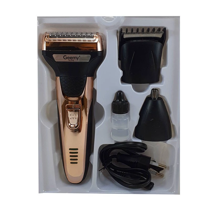 ماشین اصلاح موی صورت 3کاره جیمی مدل GM-595 موزن گوش وبینی اصلاح صورت شارژ مدل 1