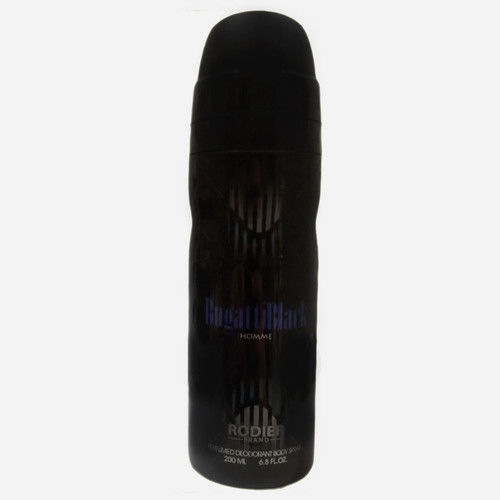اسپری مردانه رودیر مدل Bugatti Black حجم 200 میلی لیتر