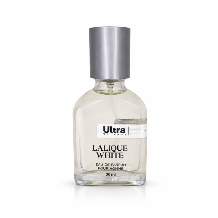 عطر جیبی مردانه اولترا ویرچوآل مدل Lalique White با رایحه خنک حجم 30 میلی‌لیتر