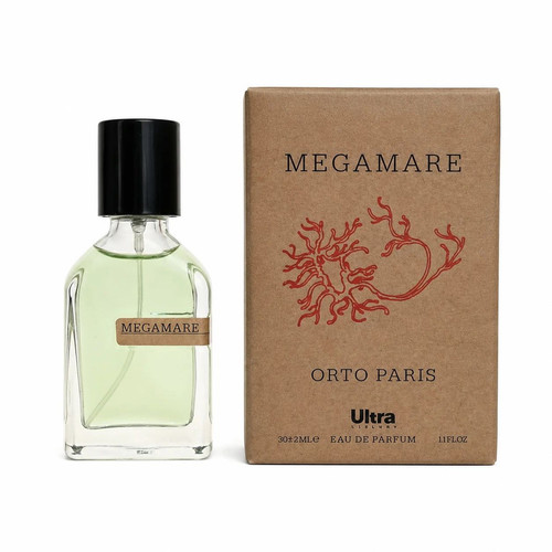 عطر جیبی اولترا ویرچوآل مدل Megamare Orto Parisi با رایحه خنک، چوبی حجم 32 میلیلیتر