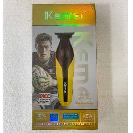 ماشین اصلاح خط زن و صفر زن موی سر و صورت شارژی کیمی مدل km-1688.