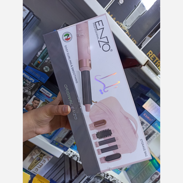 سشوار انزو طرح دایسون ایرپ یارا پنج 5 کاره 4142B کیف دار اصلی و تضمینی