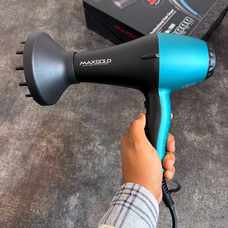 سشوار فوق حرفه ای اورجینال مکس گلد سری M-7000