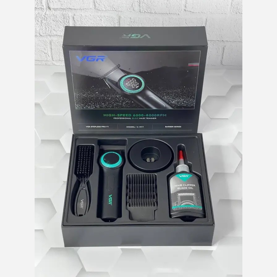 ماشین اصلاح وی جی آر سری آرایشگاه مدل VGR V-977.