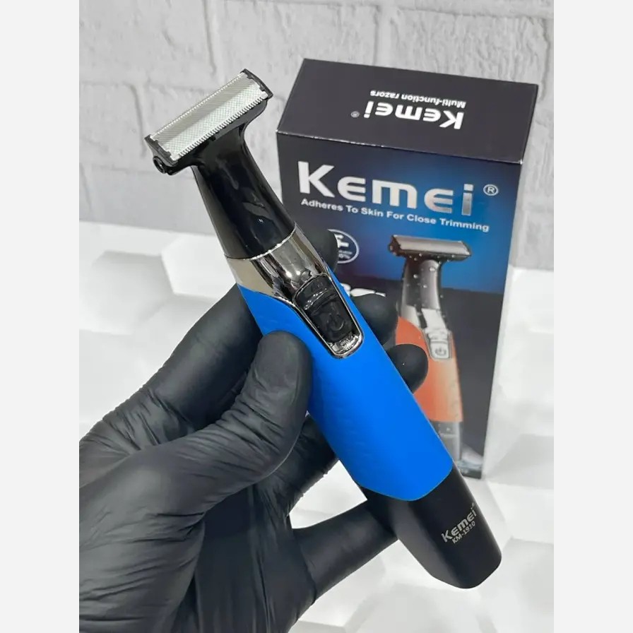 ماشین اصلاح کیمی مدل KM-1910 در دو رنگ نارنج و آبی