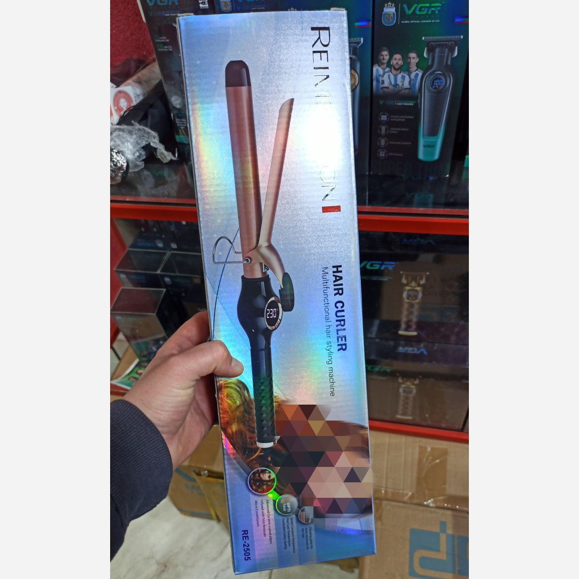 فر کننده مو رمینگتون سایز 25 میل مدل REIMIOGTON RE-2505 REIMIOGTON RE-2505