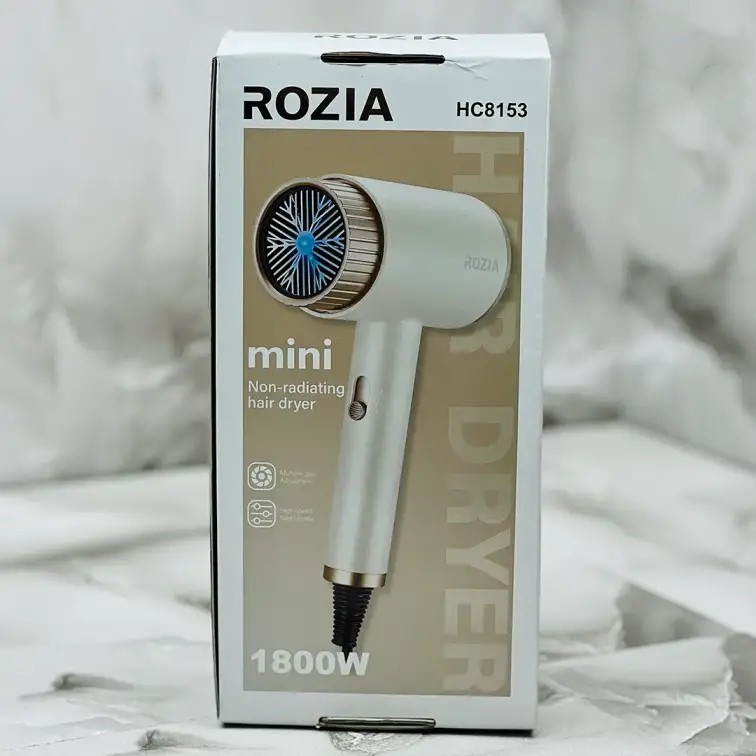 سشوار مسافرتی 1800 وات روزیا مدل Travel hair dryer 1800 watts Rosia model