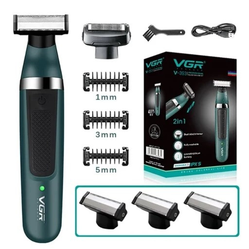 ژیلت برقی ( بادی گروم ) شارژی و برقی مدل VGR393 صفر زنی بهتر از ژیلت کاملآ ضد آب.