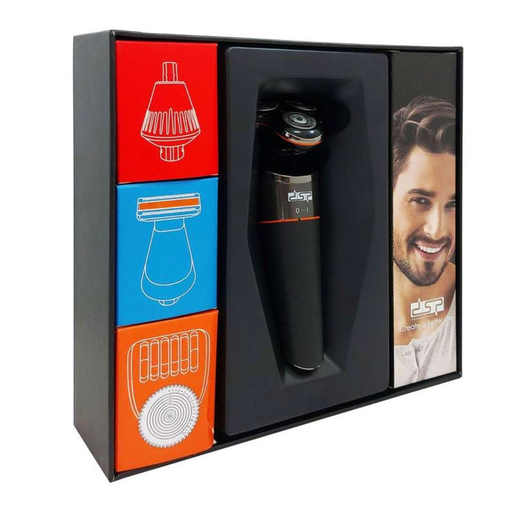 ریش تراش و سه تیغ فوق هوشمند چهار کاره دی اس پی مدل DSP-60087اورجینال