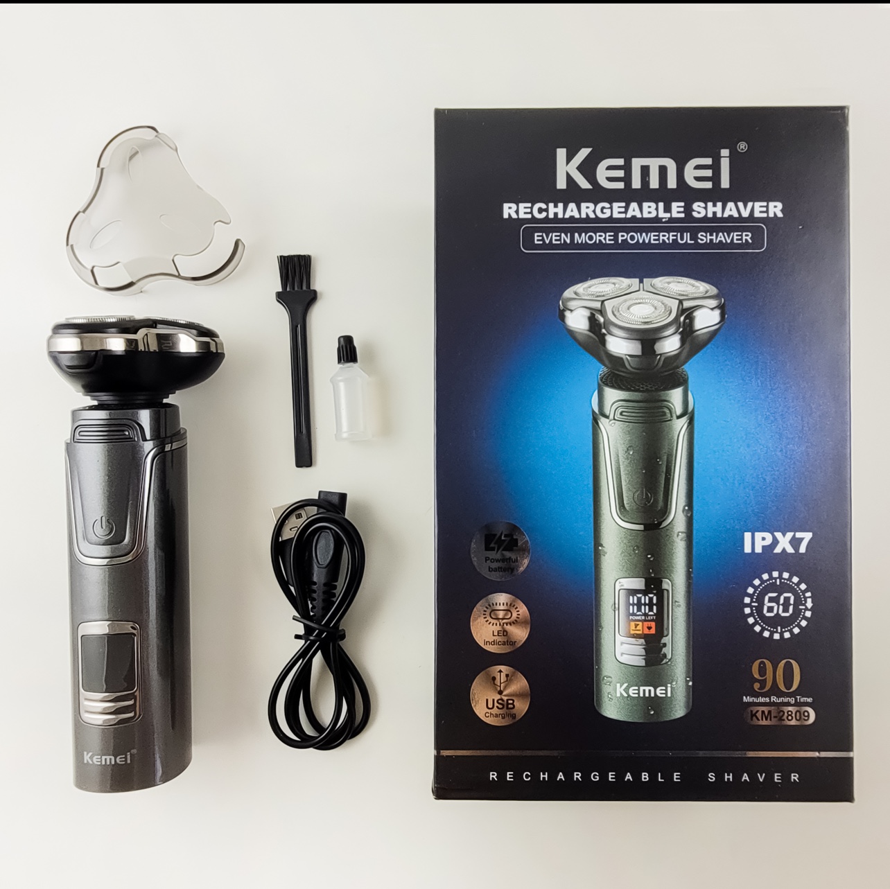 ماشین اصلاح موی صورت کیمی مدل KM-2809کیفیت عالی