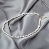 گردنبند مروارید پرورشی تخت