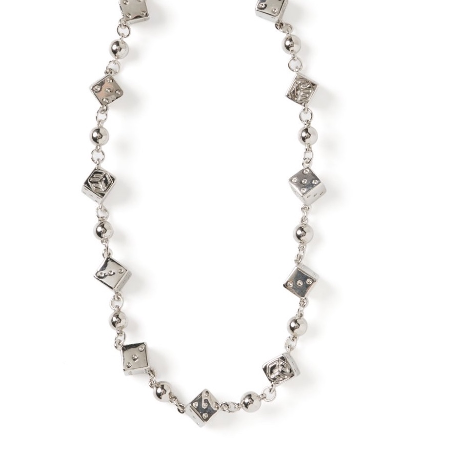 گردنبند کروم هارتز تاس chrome hearts
