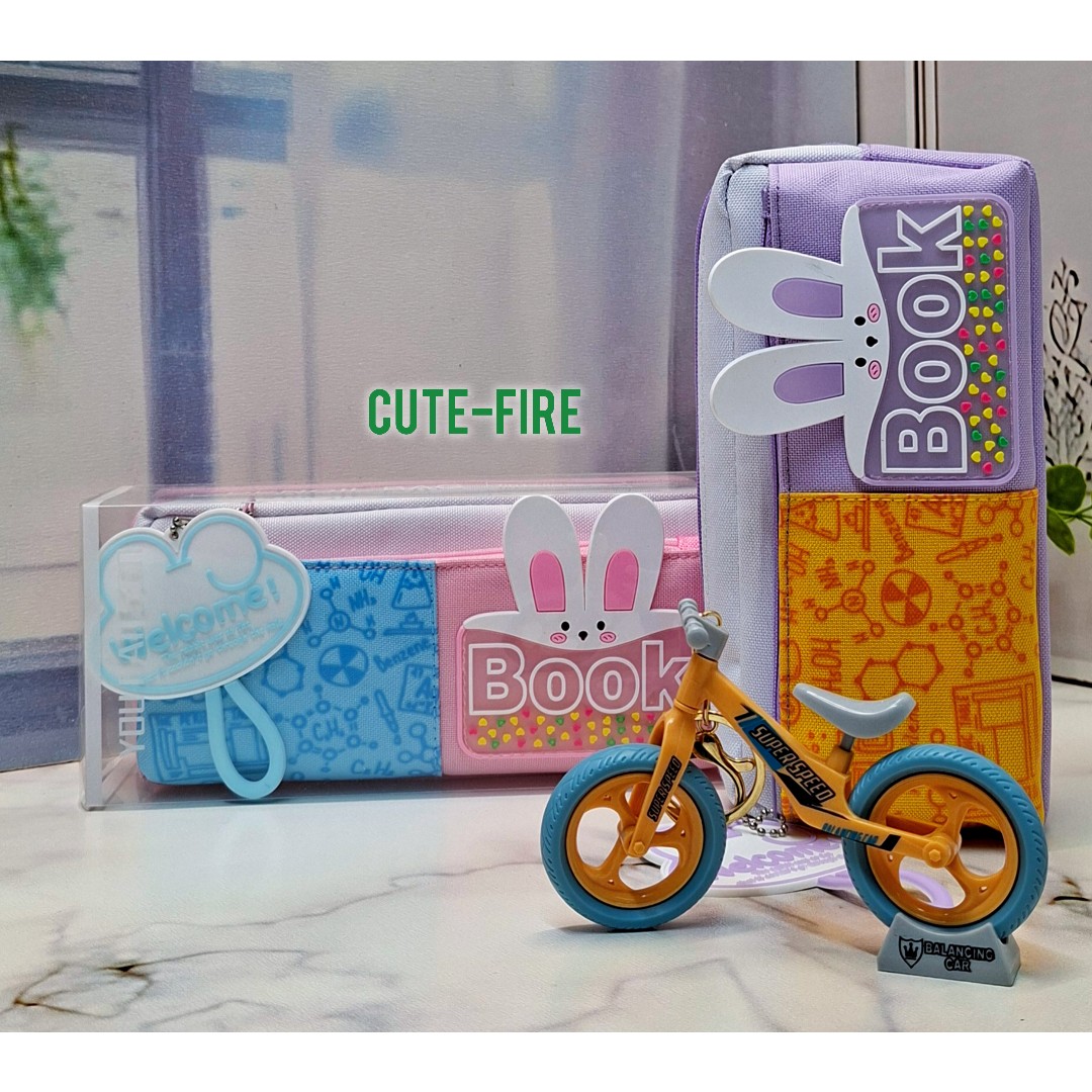 جامدادی پارچه ای مدل خرگوش جا دار با کیفیت قابل شستشو
