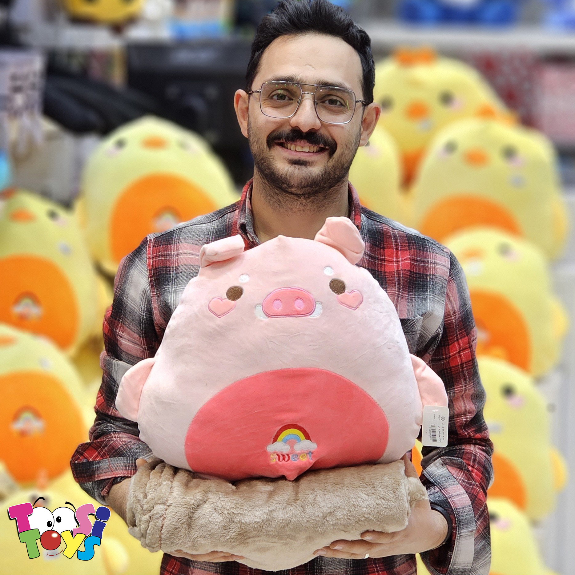 عروسک پتو بالشتی حیوانات