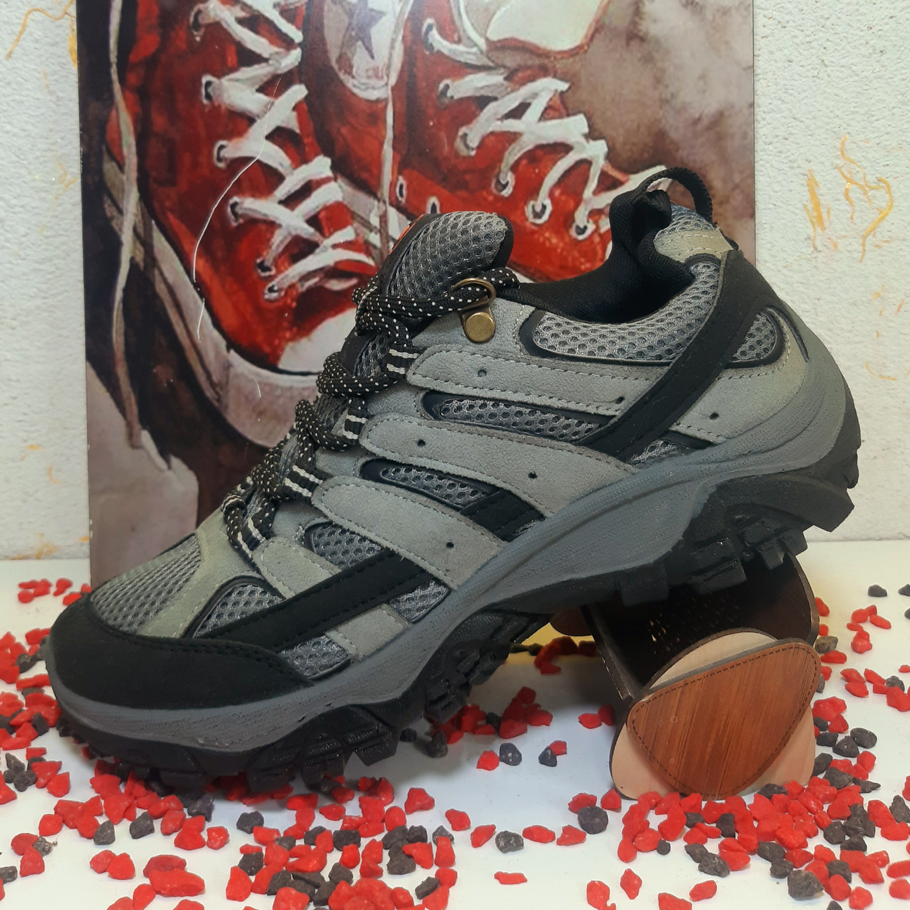 کتونی ورزشی مردانه مرل طوسی 40 تا 45 کفش Merrell