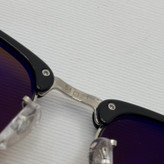 عینک آفتابی ریبن rayban کلاب مستر شیشه سنگ قهوه ای فریم نقره ای rb 3016 به همراه پک کامل (ارسال رایگان)