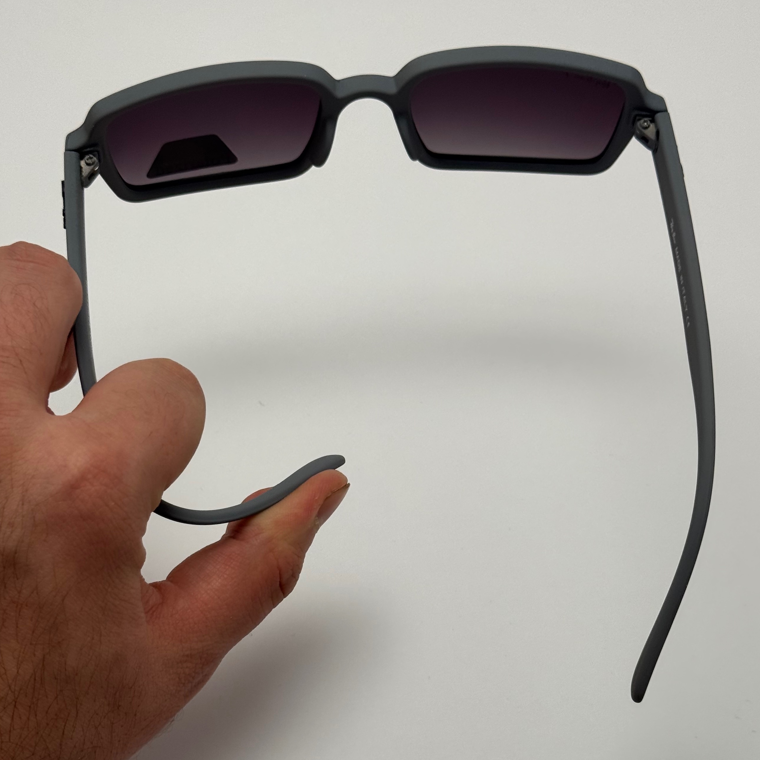 عینک آفتابی پلاریزه ریبن مستطیلی طوسی کد rayban RB 2201 (ارسال رایگان)