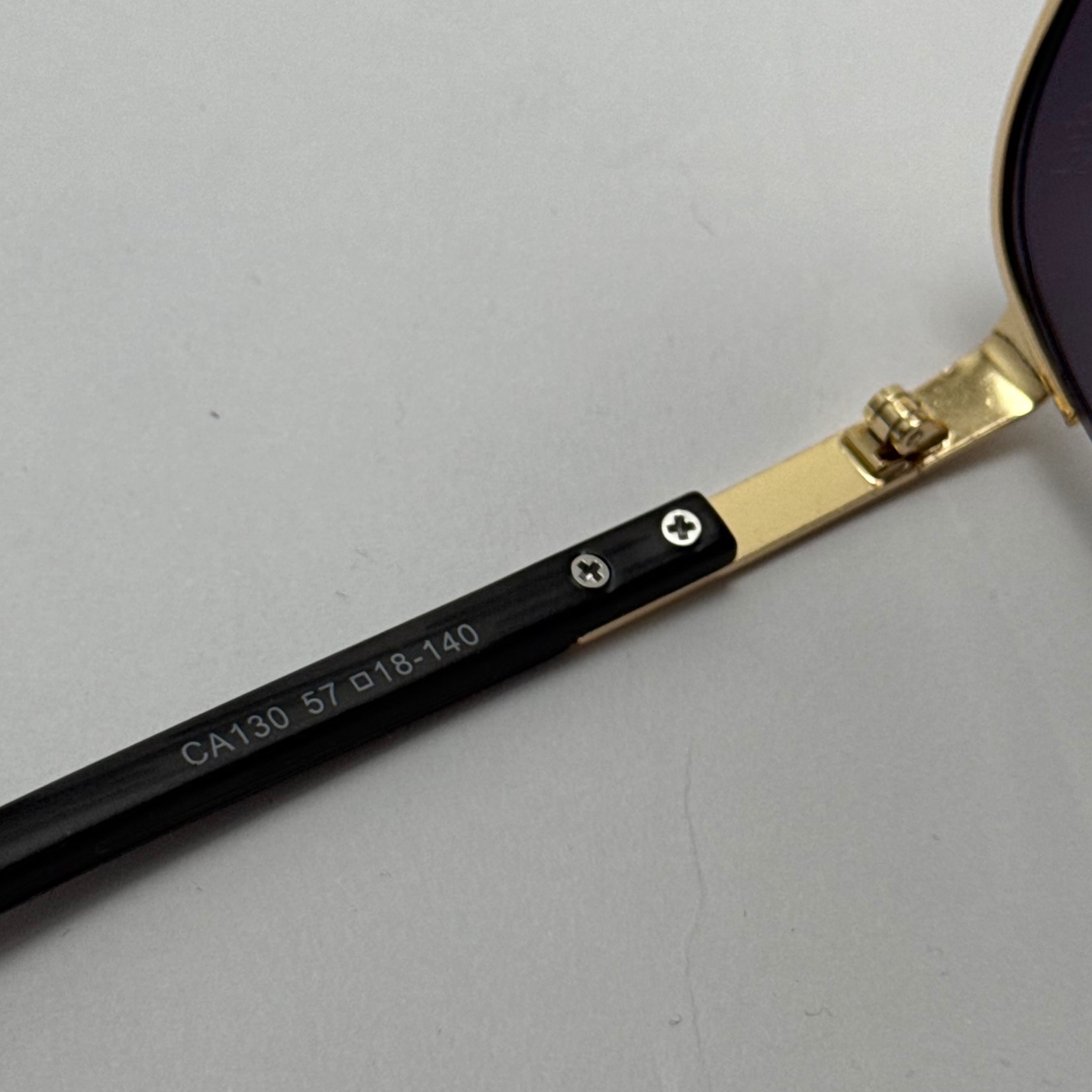 عینک آفتابی مردانه کارتیر Cartier مدل Santos آبی طلایی (ارسال رایگان)