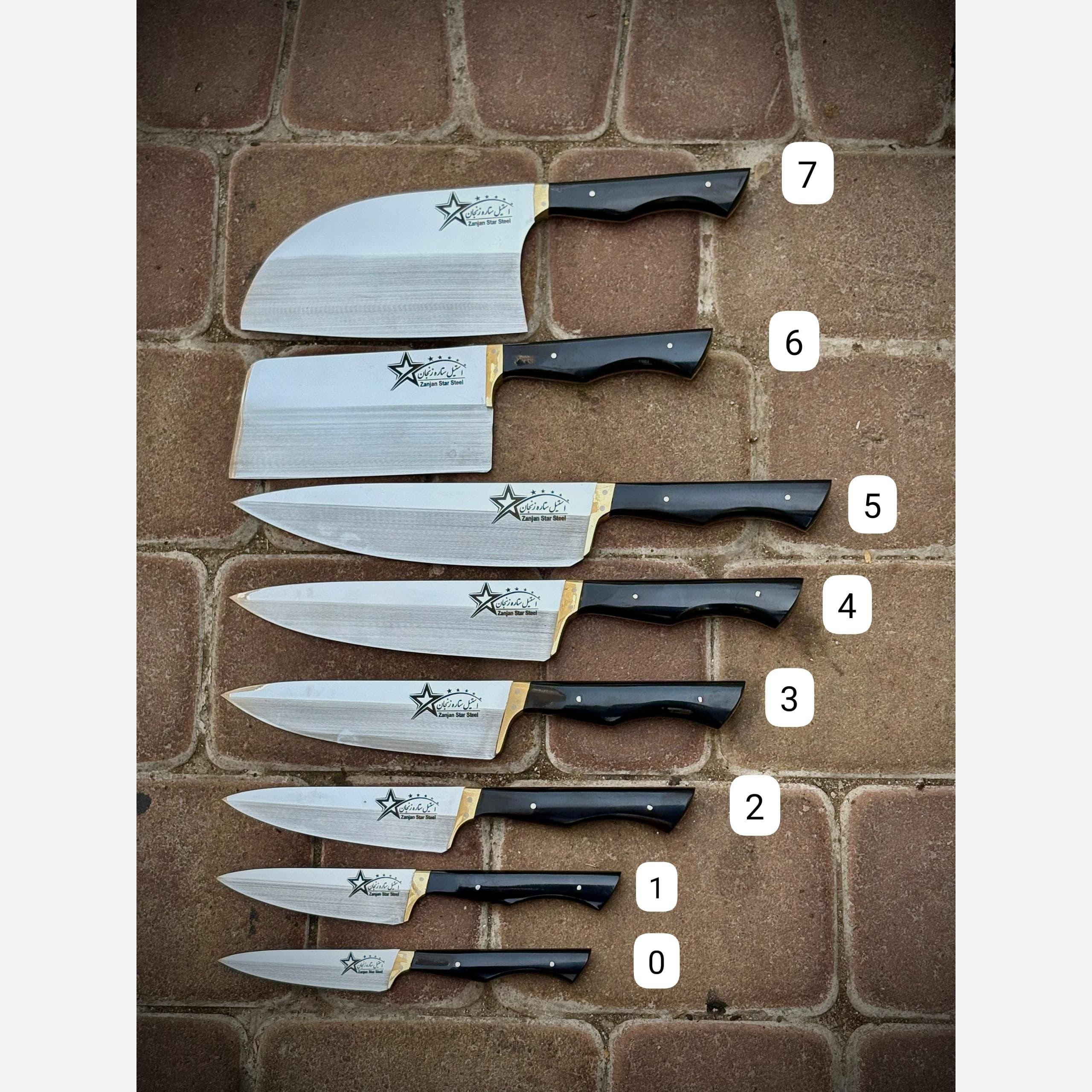 ساطور ستاره زنجان شماره 6 دسته فیبر
